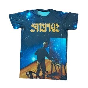 Rare Strfkr T-shirt All Over Print‎ Being No One, Going Nowhere T-Shirt Sz Small